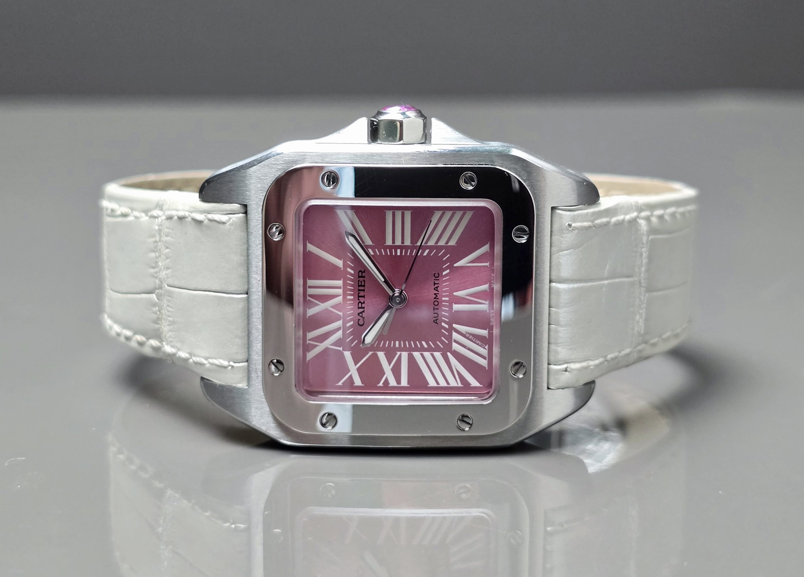 Cartier Santos 100 2878 Medium - Image 4