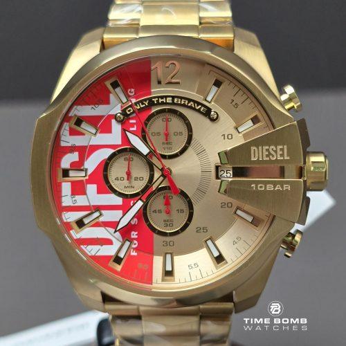 Diesel Mega Chief Chronograph Gold Tone