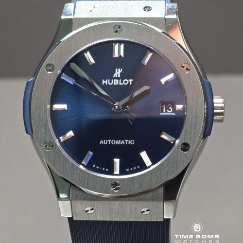 Hublot Classic Fusion Titanium Blue