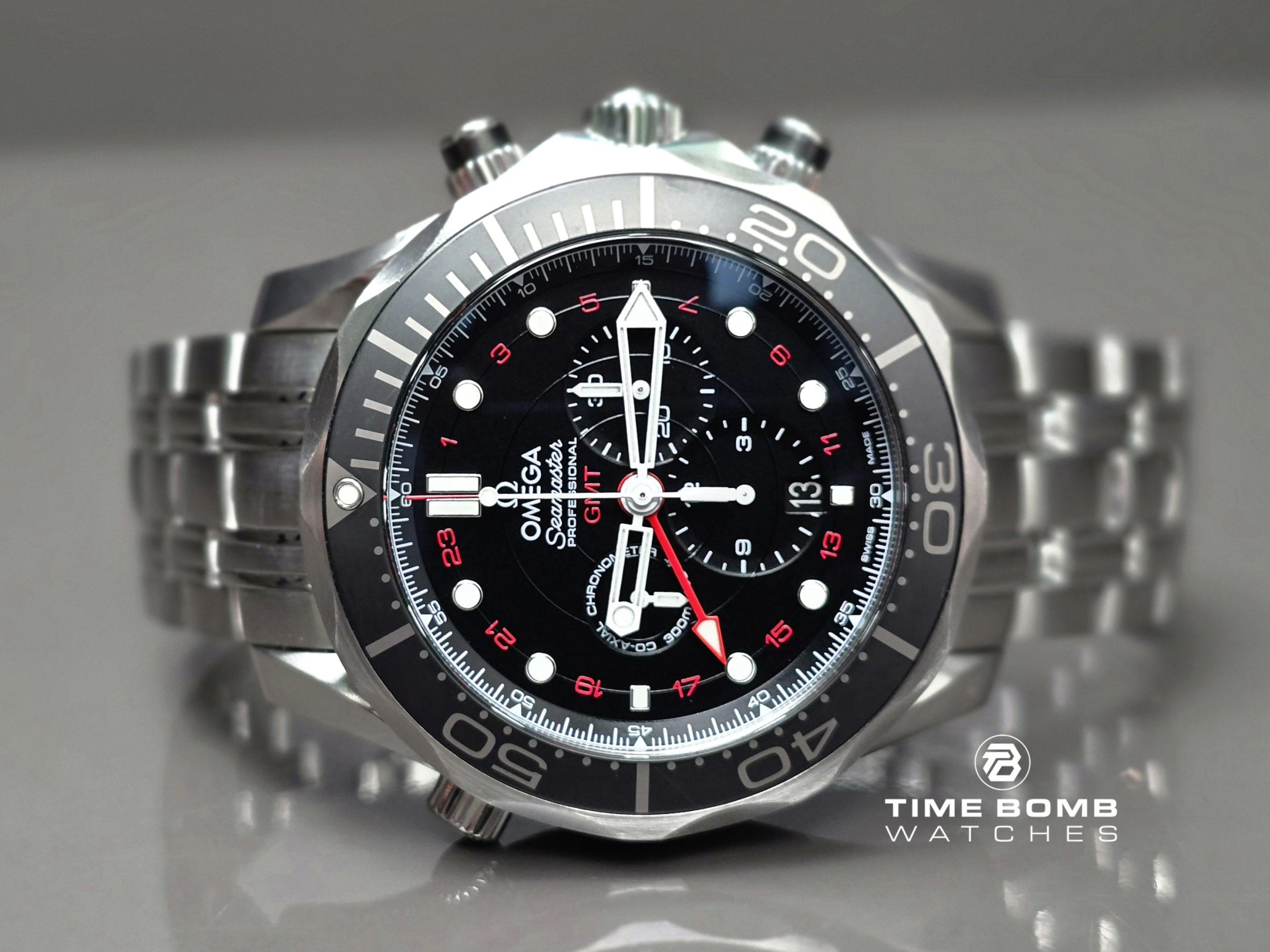 Omega Seamaster Diver 300 GMT Chronograph - Image 9
