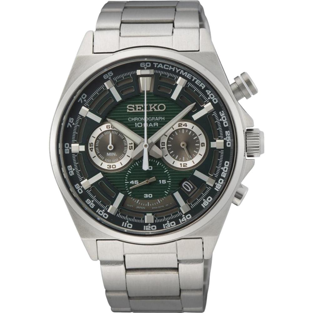 MONTRE SEIKO HOMME SSBP VERT HOMME PRINCIPALE
