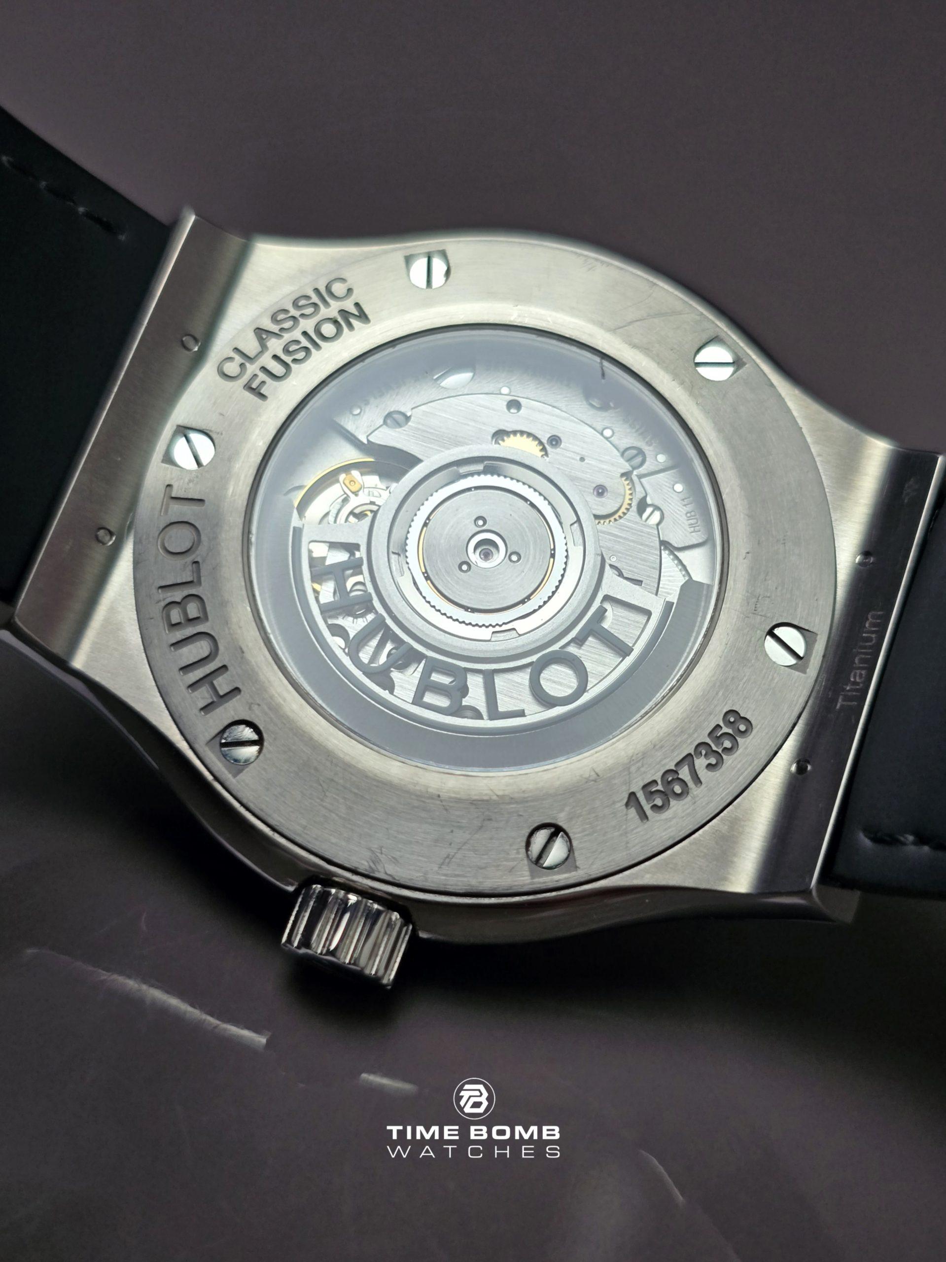 Hublot Classic Fusion Titanium Diamonds Black - Image 6