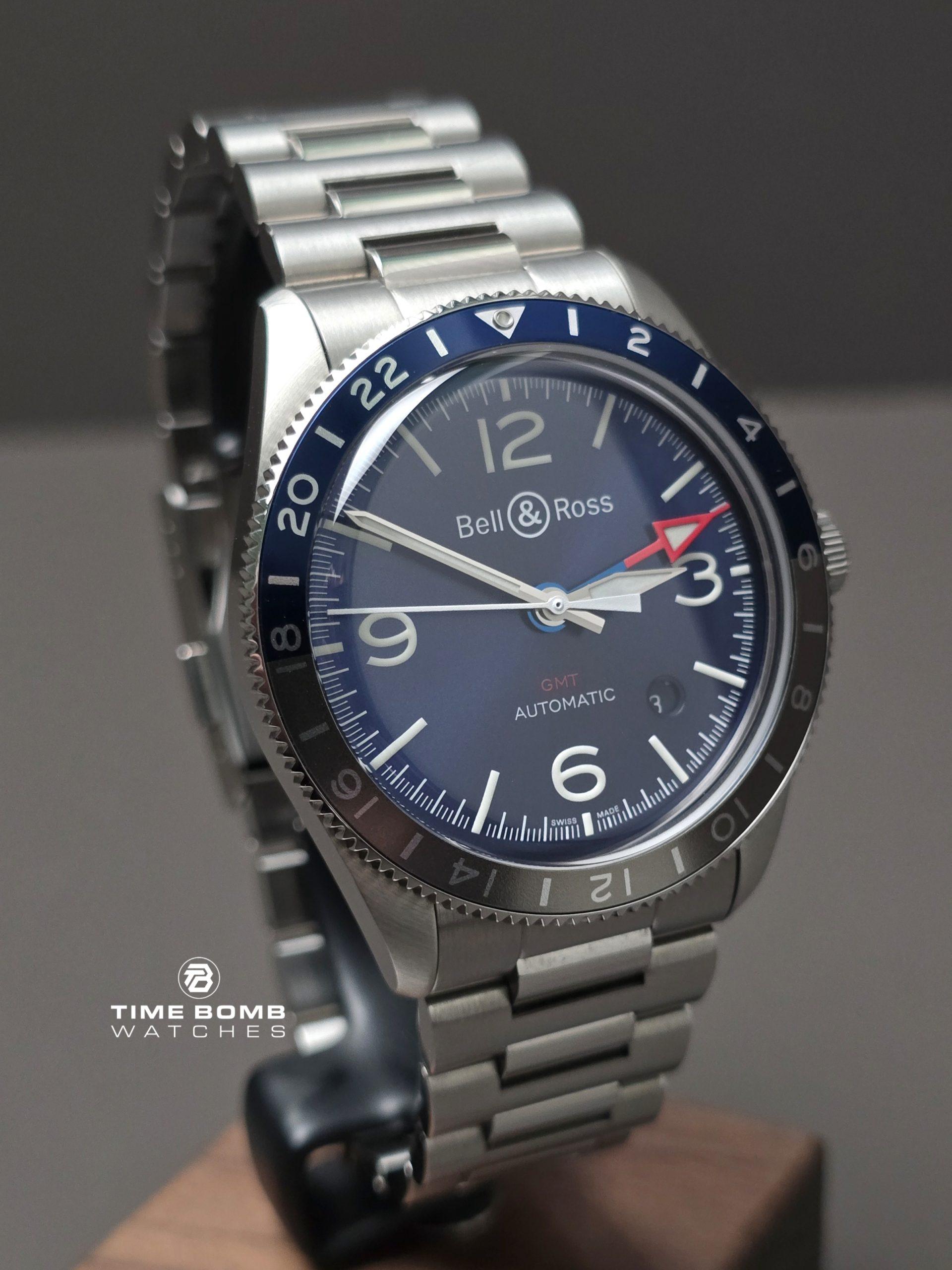 Bell & Ross Type 2 Vintage Blue Steel GMT - Image 2