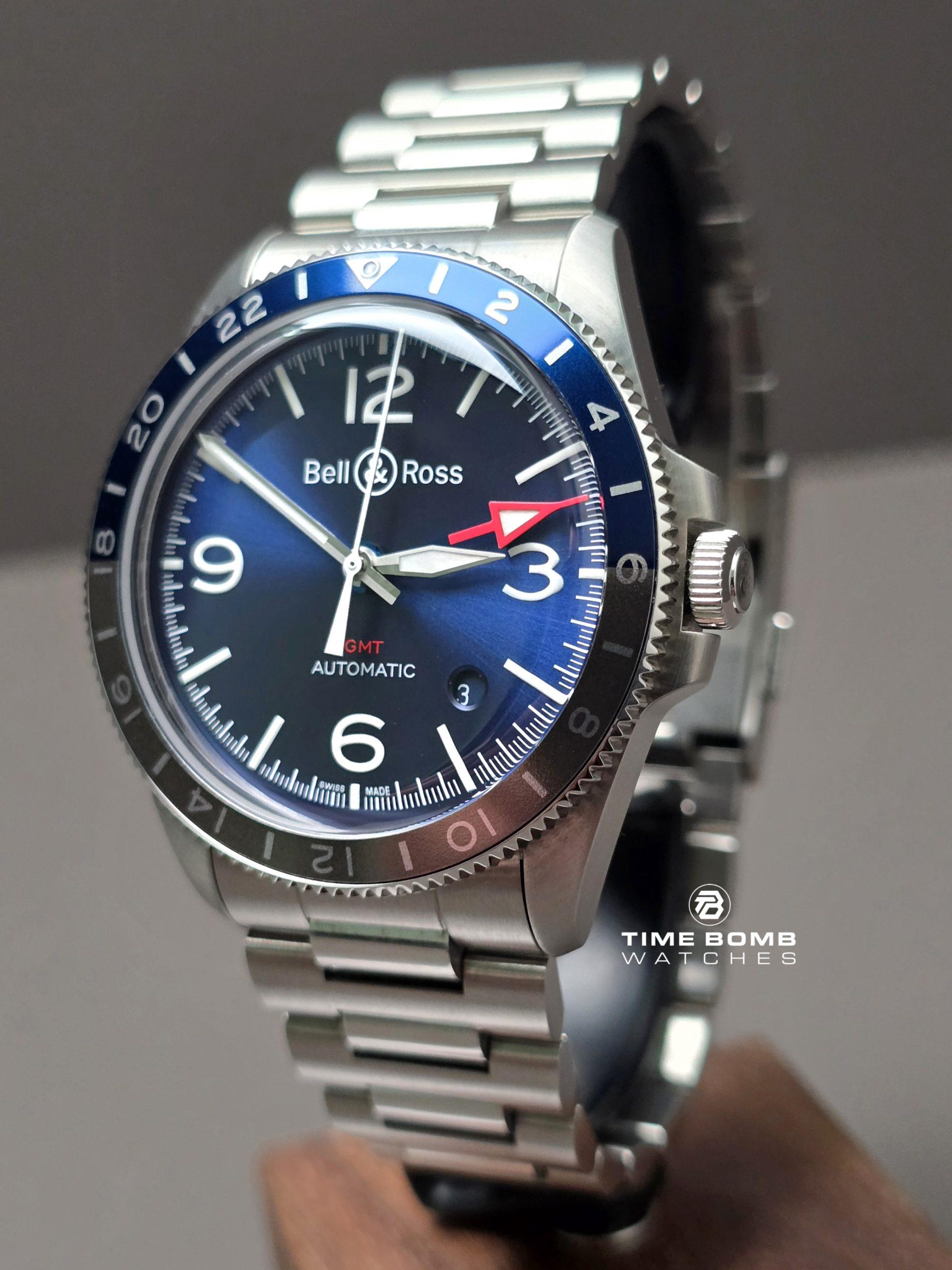 Bell & Ross Type 2 Vintage Blue Steel GMT - Image 3