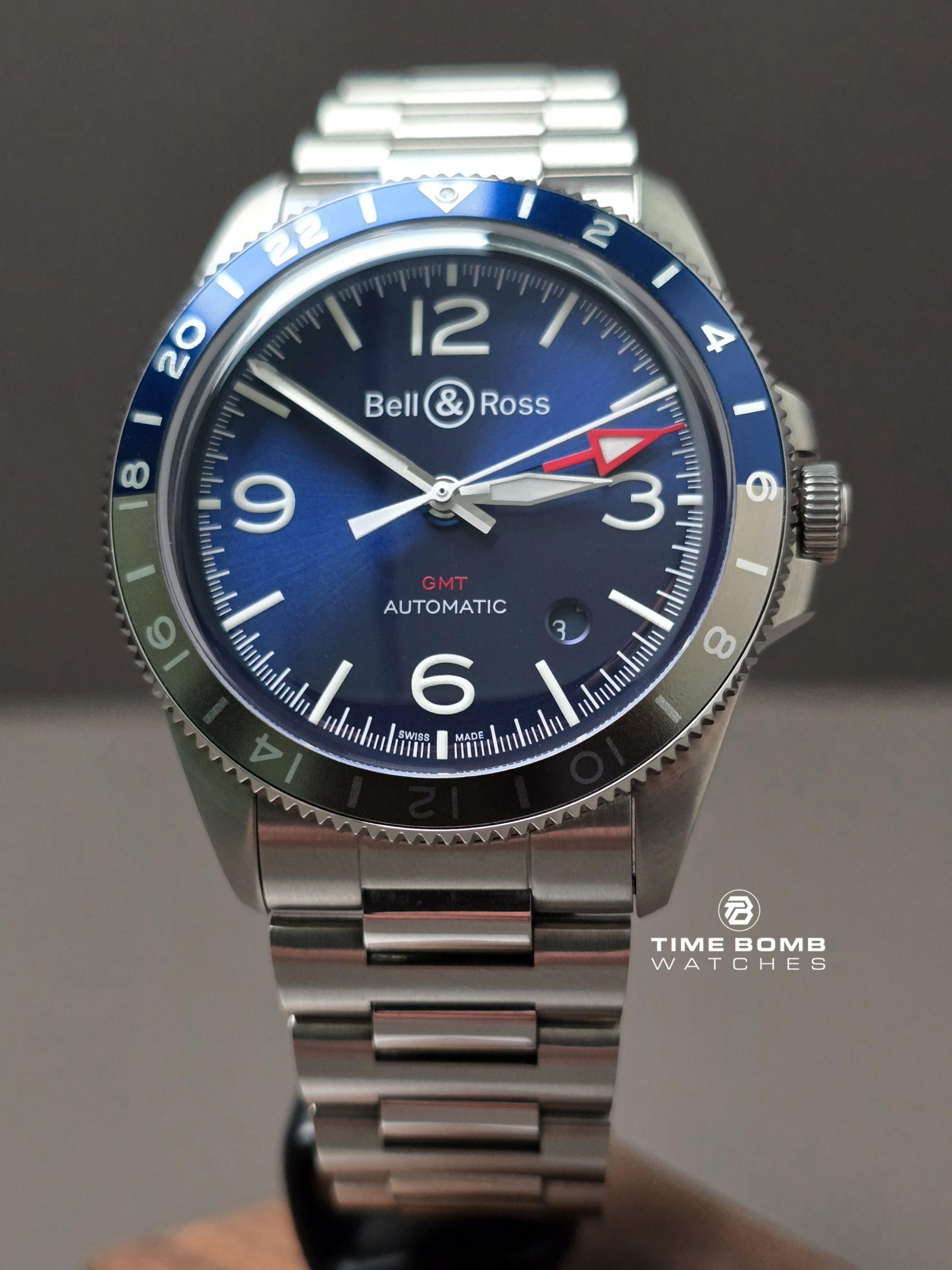 Bell & Ross Type 2 Vintage Blue Steel GMT - Image 4