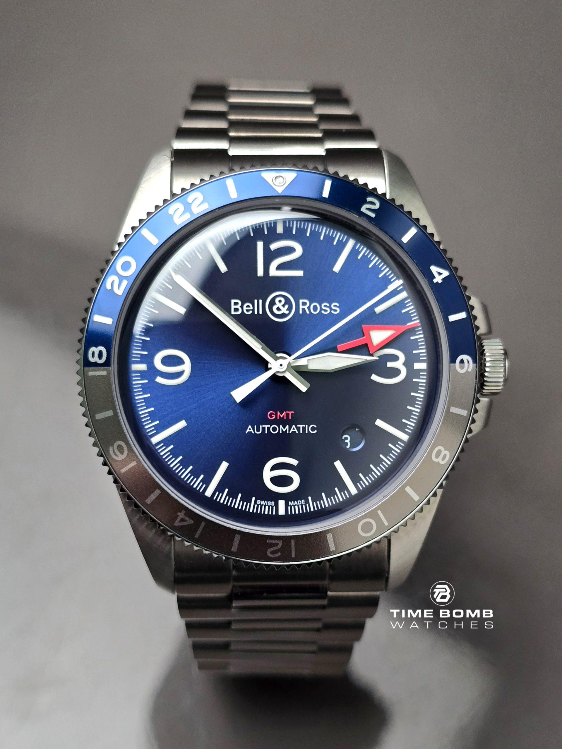 Bell & Ross Type 2 Vintage Blue Steel GMT - Image 5