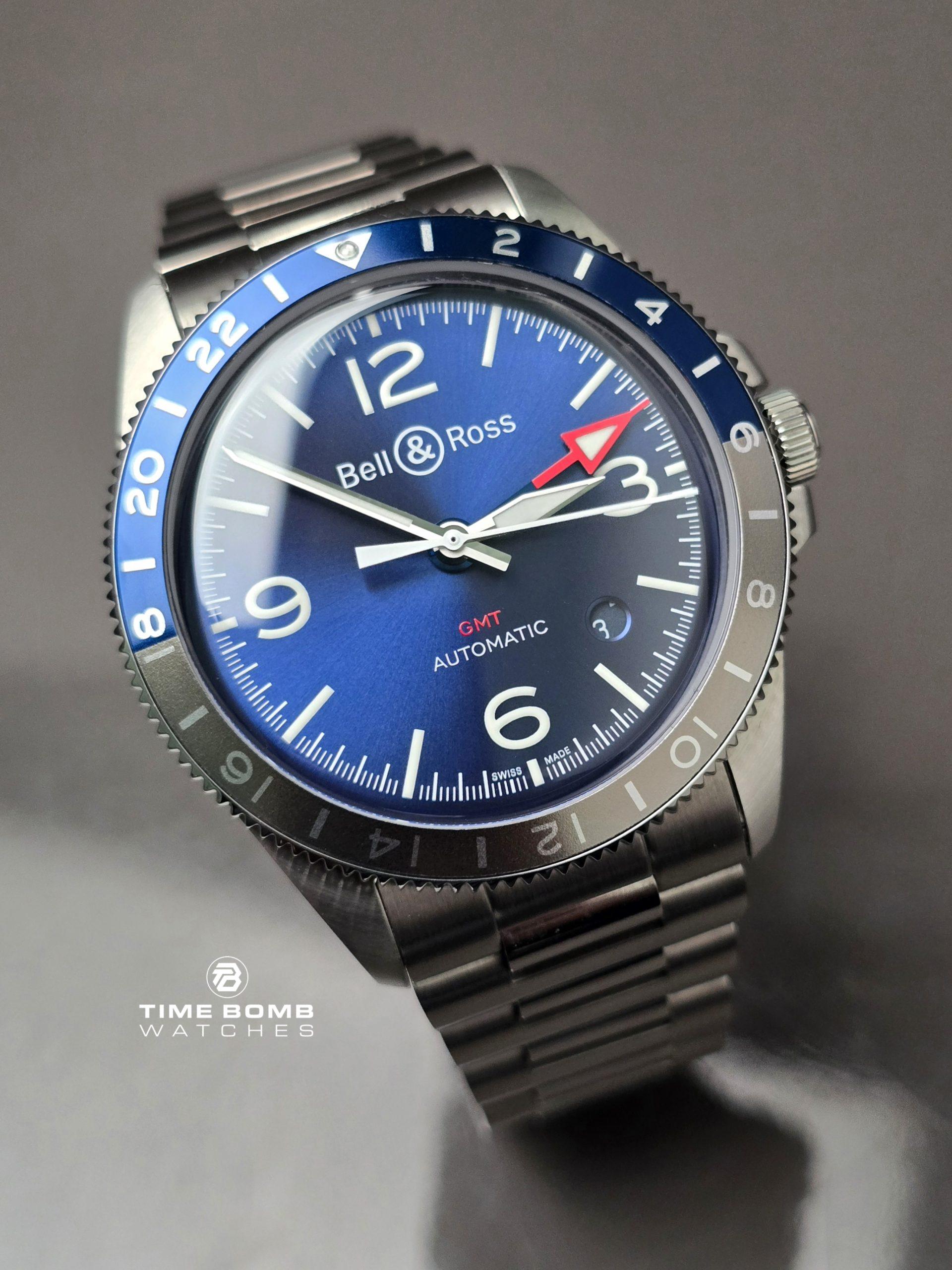 Bell & Ross Type 2 Vintage Blue Steel GMT - Image 6