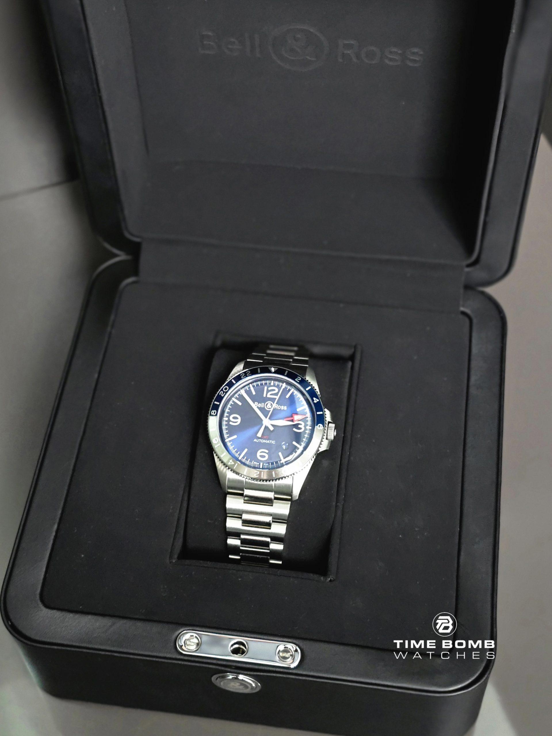 Bell & Ross Type 2 Vintage Blue Steel GMT - Image 9