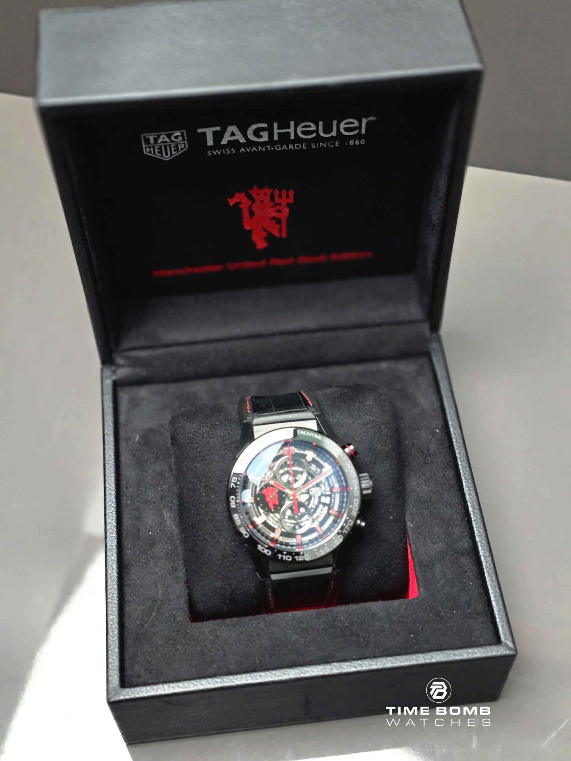 Tag Heuer Carrera Chronograph Manchester United Red Devil Edition - Image 9