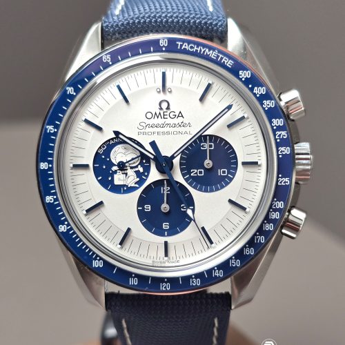 Omega Speedmaster Anniversary Series Silver Snoopy Award